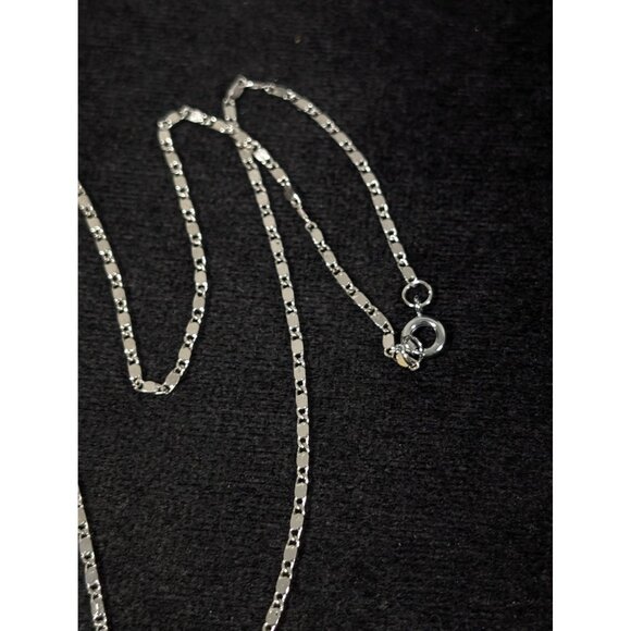 Boho Butterfly Teardrop Pendant AB Crystal Pave Toggle Necklace Silver Tone 18" - Picture 8 of 10